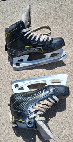 CCM Super Tacks 9370 Hockey Goalie Skates Regular Width Size 4.5 (Used)
