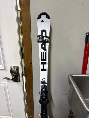 HEAD 151 cm WC REBEL SL Skis With Bindings 14 Din (Used)