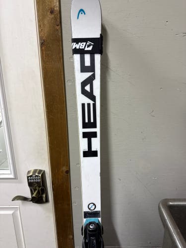 (3 PAIRS AVAILABLE) HEAD 172 cm WC REBEL GS Skis With Bindings Max Din 14 (Used)