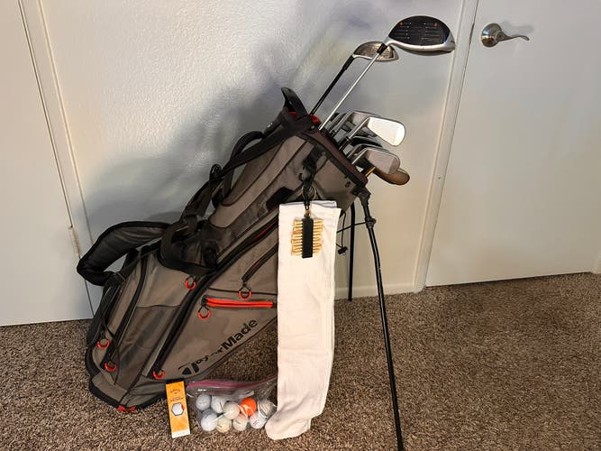TaylorMade Complete Golf Set – P790 Irons, M5 Driver, M4 3-Wood, Spider Putter + Bag