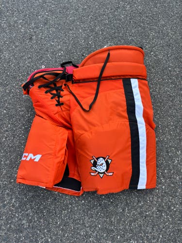 NEW Orange Senior XL CCM HP45 Hockey Pants Ducks Pro Stock