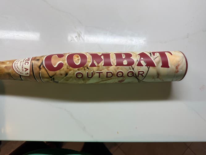 2026 Combat MFG Spec A1 Alloy BBCOR Certified Bat (-3) 28 oz 31" (Used)