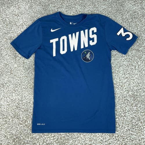 Minnesota Timberwolves Shirt Mens Small NBA Basketball Nike Karl Anthony Towns