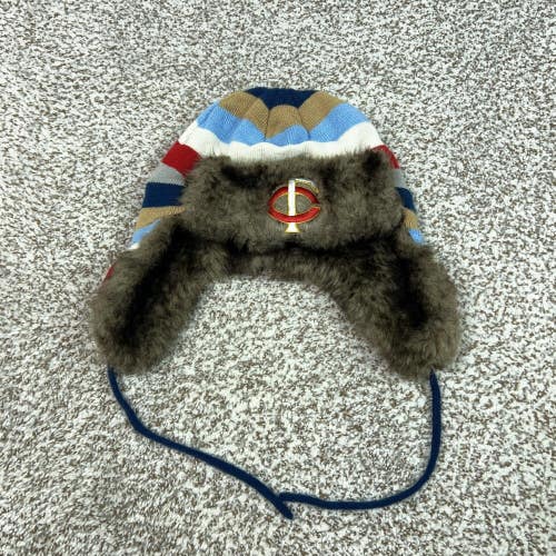 Minnesota Twins Hat Trapper Winter Mens One Size Multi Color MLB Baseball SGA