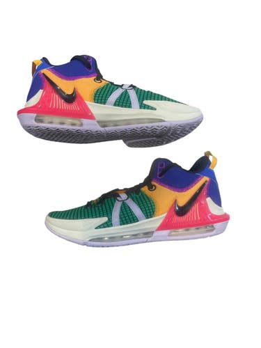 Used Nike LEBRON Basketball Shoes M Green Senior 8.5 11873-S000247833
