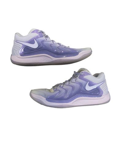 Used Nike AIR ZOOM Basketball Shoes M White Senior 7.5 11873-S000247464