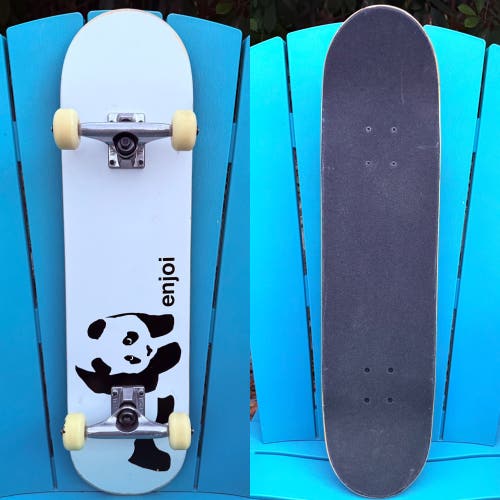 Enjoi Skateboards Whitey Panda Complete Skateboard - 7.75” x 31.2” Tensor Trucks