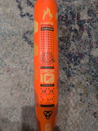 2025 Easton Hype Fire Composite USSSA Certified Bat (-10) 20 oz 30" (Used)