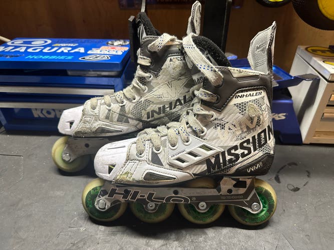 Mission Inhaler WM03 Inline Skates Wide Width Size 4 (Used)