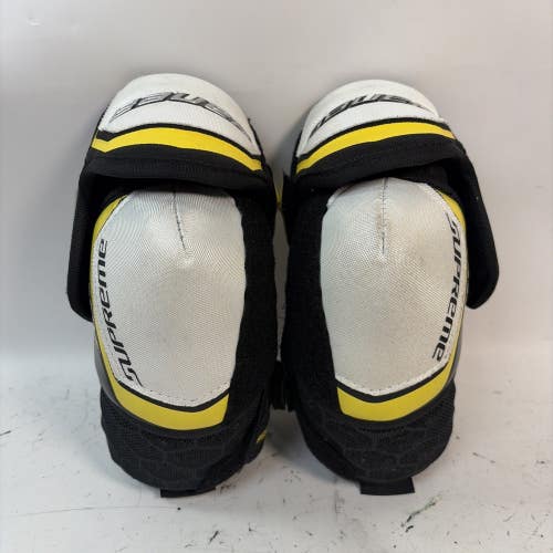 Bauer Supreme 2S Pro Hockey Elbow Pads, Black/White, Senior Medium