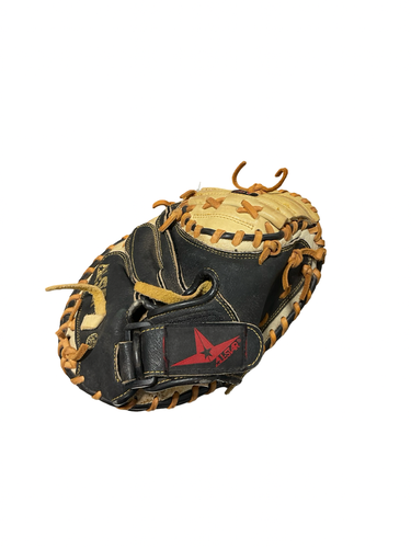 Used All-Star CATCHERS MITT BB/SB Catchers RH Throw Black 32" 11834-S000057304