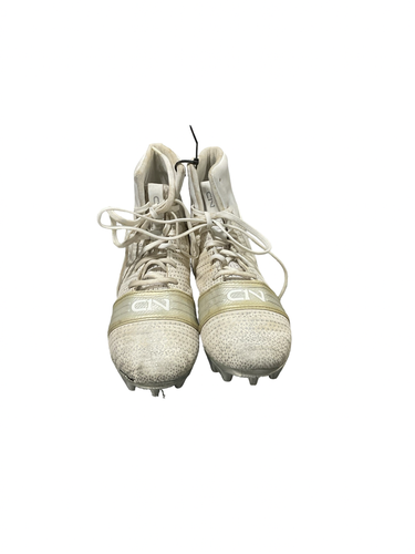 Used Under Armour Jr FB Cleats White Junior 02 11834-S000057299