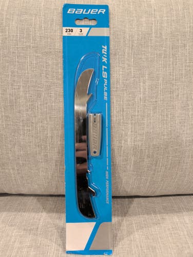 Bauer LS Pulse Ti 230 mm (New) Tuuk Lightspeed Edge Replacement Steel Runners Blades Holders Size 3