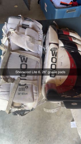 26" Sher-Wood Goalie Leg Pads (Used)