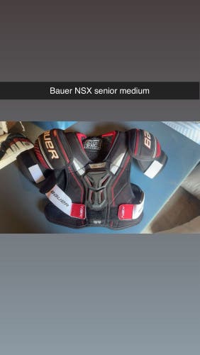 Medium Senior Bauer NSX Shoulder Pads (Used)
