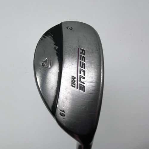 TaylorMade Rescue Mid 3 Hybrid 19* Light Metal Regular Steel Mens RH