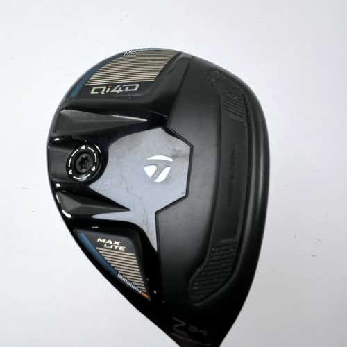 TaylorMade Qi4D Max Lite Rescue 7 Hybrid 34* Reax 45g Senior RH