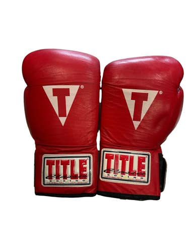 Title Boxing Gloves Red XL 11859-S000033797