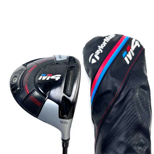 TaylorMade M4 Driver 9.5* Fujikura Atmos 5s 50g Stiff Graphite Mens RH