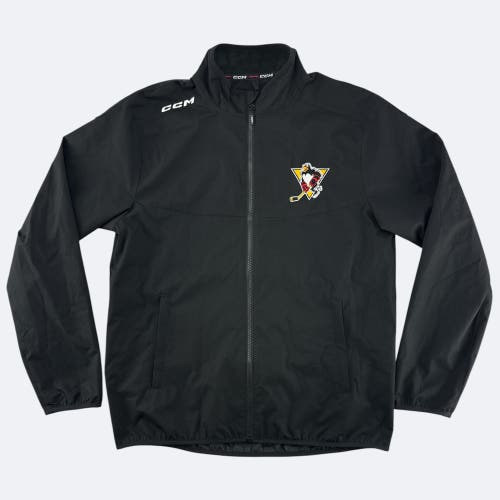 Pro Stock Used CCM Medium, Large, XL Rink Jacket Wilkes-Barre/Scranton Penguins
