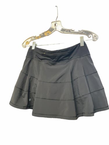 Lululemon Athletic Skirt Size 4 Black