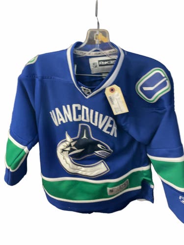 Reebok Vancouver Canucks Youth S/M NHL Hockey Jersey