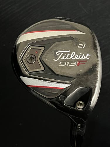 *GREAT* Titleist 913F 21° 7 Wood UST Attas 4U 6S Stiff Premium Shaft 41"