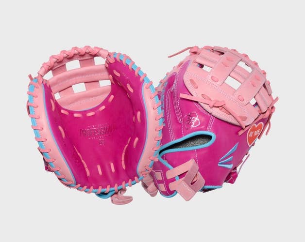 New PROFESSIONAL 34IN RHT NIJAREE CATCHER MITT SOFTBALL 11834-EASE00750316