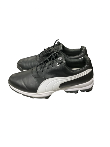 Used Puma Mens Golf Shoes Black Senior 10.5 11834-S000057014
