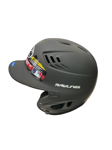 Used Rawlings 6 3/8- 7 1/8 BLK HELMET Batting Helmet No Mask Black Fits all 11834-S000057112
