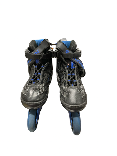 Used Schwinn ROLLER BLADES Senior Roller Quad Skates Black Senior 6 11834-S000057199