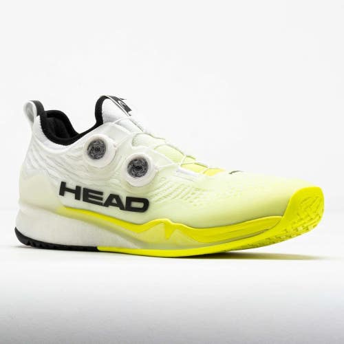 HEAD ENDURE PRO BOA TENNIS/PICKLEBALL MEN'S SHOES (WHITE/YELLOW) #273005 SZ 9