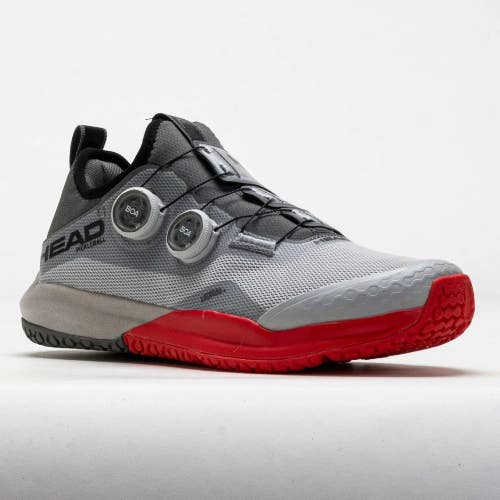 HEAD ENDURE PRO BOA TENNIS/PICKLEBALL MEN'S SHOES (LT GRAY/RED) #273706 SZ 9
