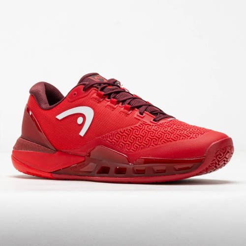 HEAD REVOLT PRO 5.0 TENNIS/PICKLEBALL MEN'S SHOES (RED/DARK RED) #273226 SZ 9