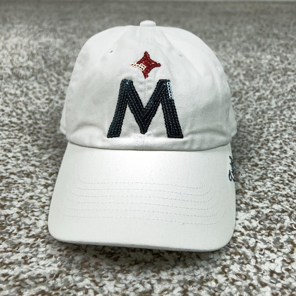 Minnesota Twins Hat Cap Strap Back Womens One Size White MLB Baseball '47 Sequin