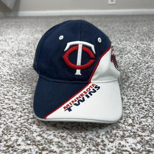 Minnesota Twins Hat Cap Strap Back Youth One Size Navy Blue MLB Baseball '47