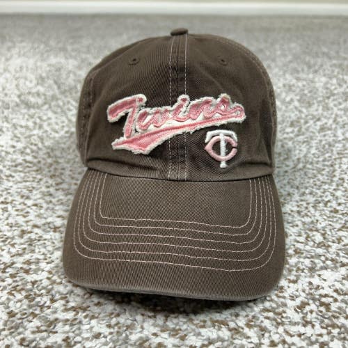 Minnesota Twins Hat Cap Strap Back One Size Brown MLB Baseball Twins Enterprise