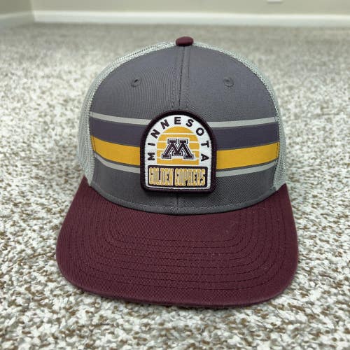 Minnesota Golden Gophers Hat Cap Snap Back One Size Gray NCAA Top Of World Sport