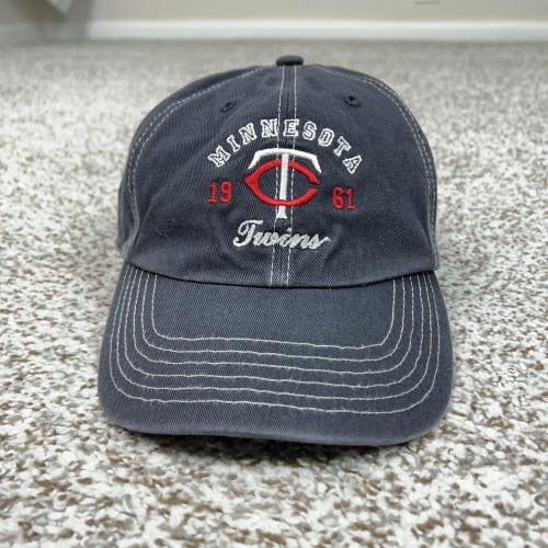 Minnesota Twins Hat Cap Strap Back Womens One Size Blue MLB Baseball '47 Dad Hat