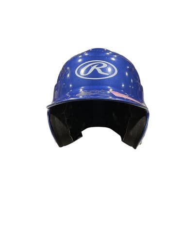 Used Rawlings BB HELMET Batting Helmet No Mask Royal Blue MD 11847-S000039127