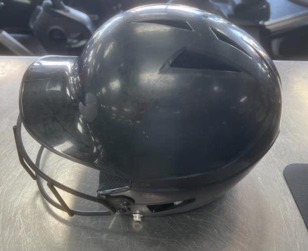 Used Champro HELMET Batting Helmet w/Mask Navy Blue S/M 11497-S000161696