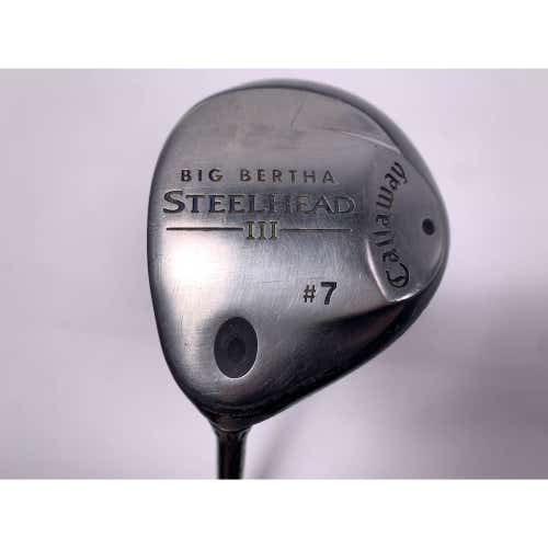 LEFTY Callaway Steelhead III 7 Fairway Wood 21* System III Regular LH