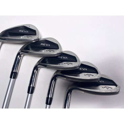 LEFTY Callaway Reva Iron Set 7-PW+SW Reva Ladies Graphite Womens LH