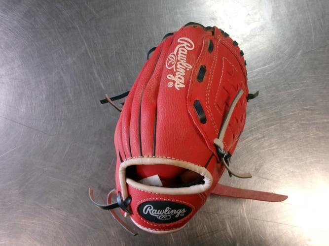 Used Rawlings PL90SN BB/SB Glove T-ball Red 9" 11868-S000072113