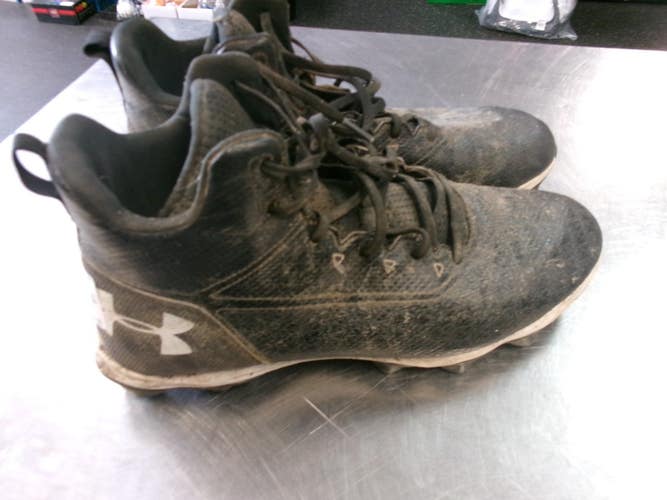 Used Under Armour Adult FB Cleats Black Senior 11 11868-S000072087