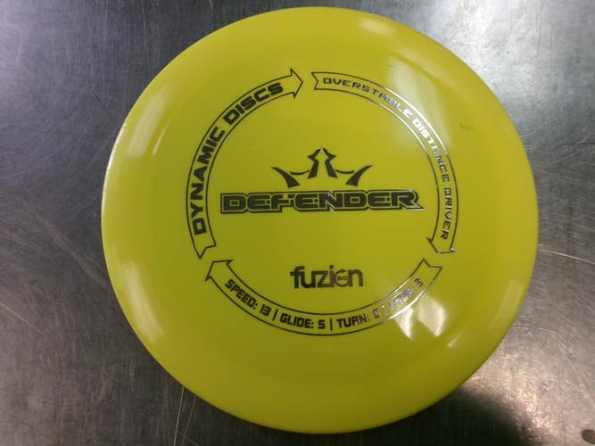 Used Dynamic Discs DEFENDER Disc Golf Driver Yellow 11868-S000072141
