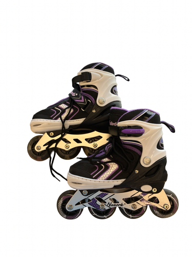 Used NATTORK  ADJUSTABLE Junior Rec Fitness Skates Purple Adjustable 11682-S000139914