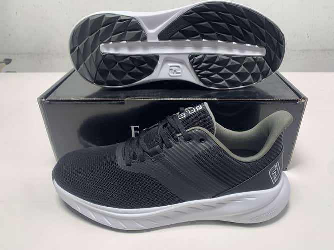 FootJoy Flex Golf Shoes Black Men's SZ 9.5 (56287) NIB