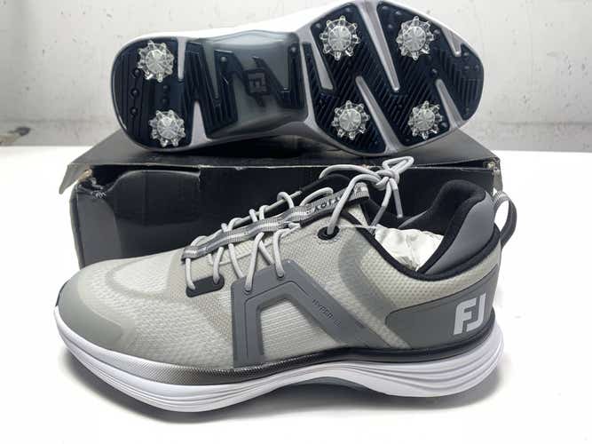 FootJoy HyperFlex Golf Shoes Grey Men's SZ 9 ( 55470 ) NIB