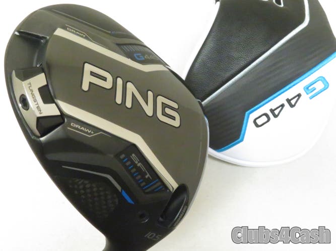 PING G440 SFT Driver 10.5 TOUR 2.0 Chrome 65 Regular Flex +Cover .. MINT